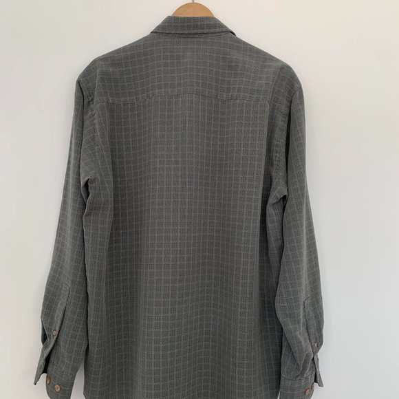 Britches - Size M - Grey Button Up Shirt - Picture 4 of 7